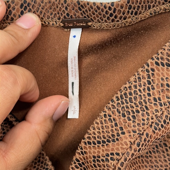 Free People Victoria Snake Print Tube - Picture 3 of 10